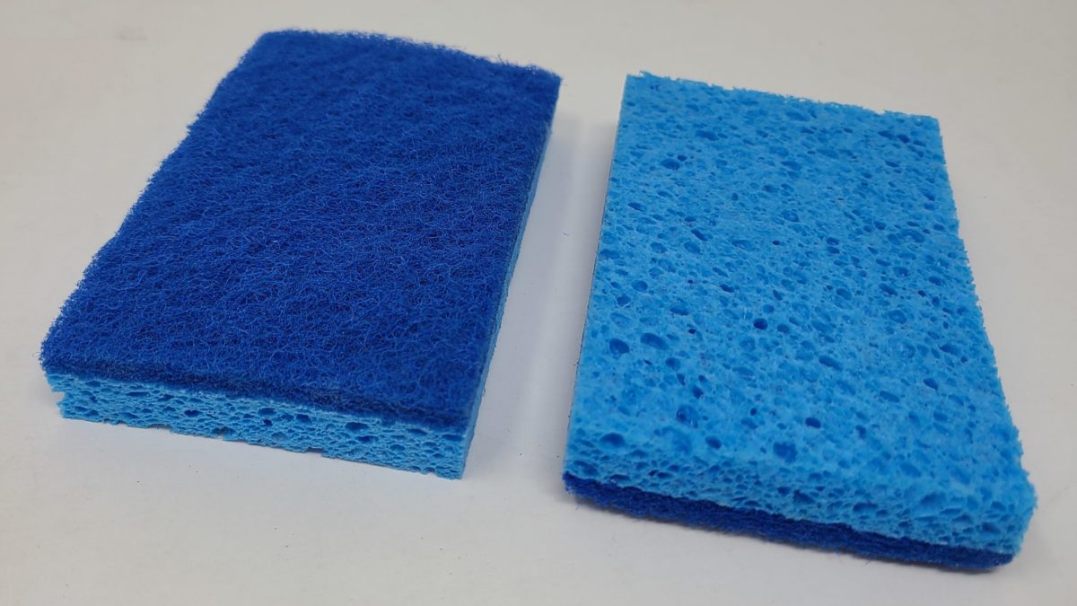 CleanFreak® Scrubex® Handheld Blue Dish Washing Scrub Sponges - Case of 40