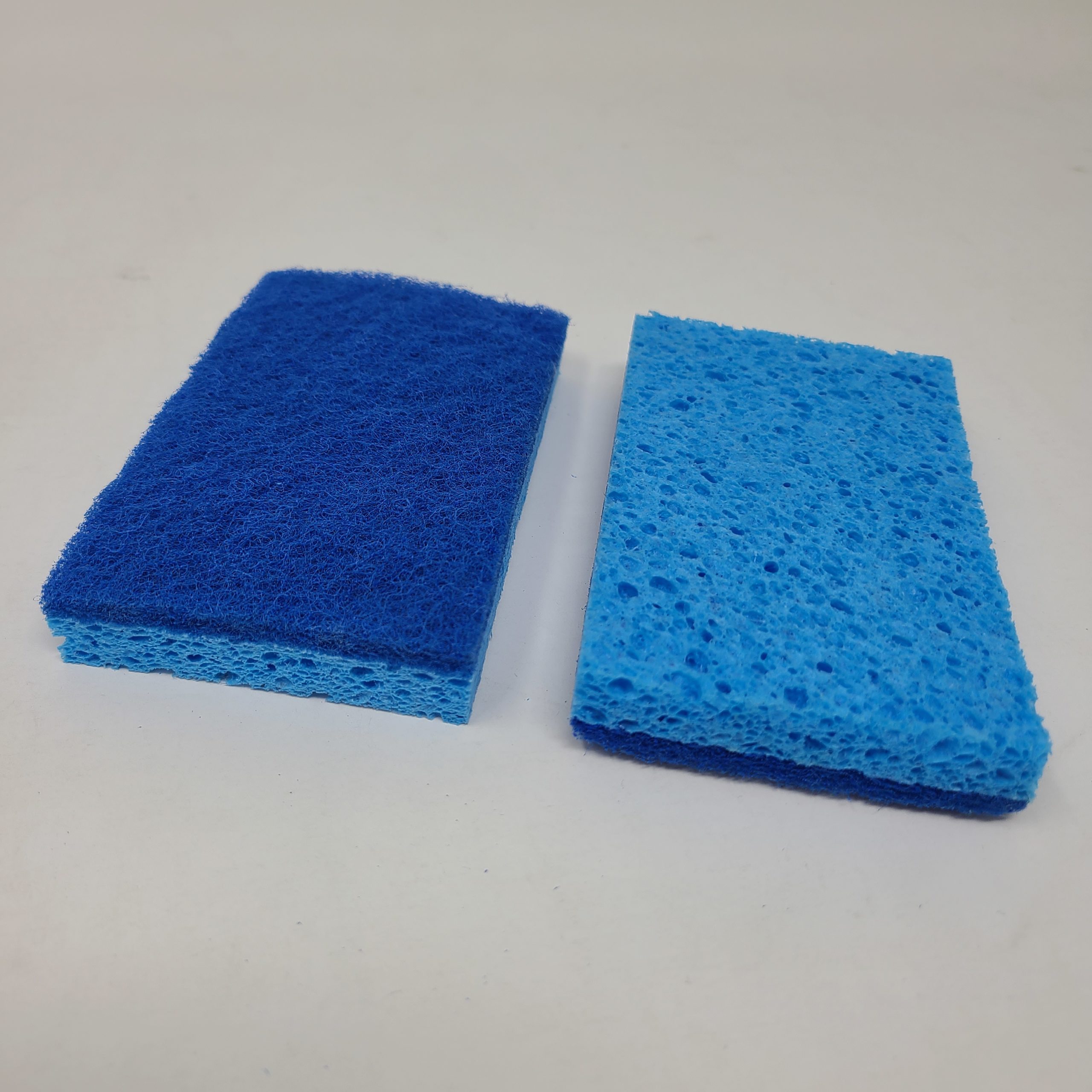 Non-scratch Cellulose Scrub Sponge, Dual-sided Dishwashing Sponge
