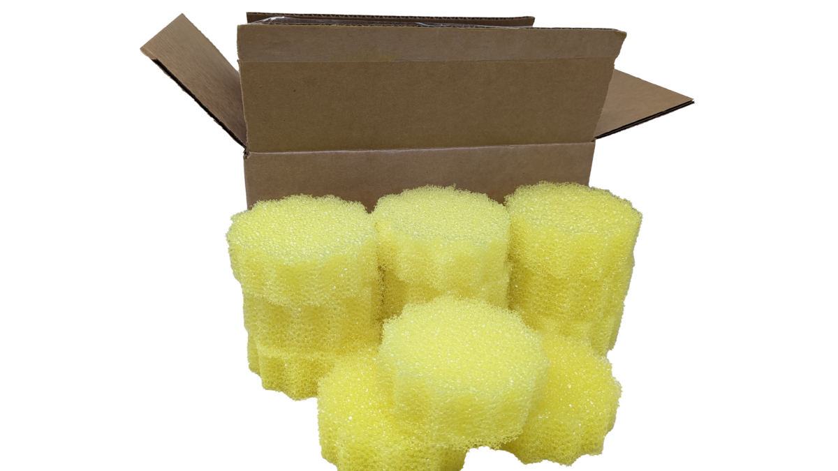 Monster No-face Scrub Sponge- Scratch-Free (6PK)